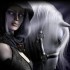 La femme et le cheval