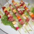 brochettes crudités