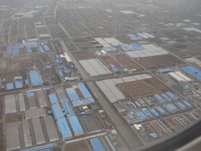 vue aérienne de shanghai