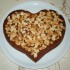 Coeur chocolaté aux amandes