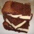 Brownie cheesecake