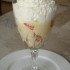 Coupe de fraises et de bananes