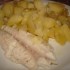 Papillotte de pangasius sur li
