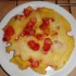 Crêpe épaisse aux fraises de