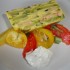 Terrine de courgettes au saumo