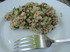 Taboulé au quinoa, concombre 