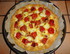 Tarte aux tomates cerises et a