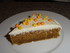 Pumpkin cake half-cooked