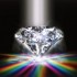 Le diamant est un minéral composé de car