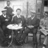 jacques Margail au centre avec la casquette, mon père à gauche et un oncle à droite