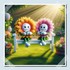 Quand deux jolies fleurs discu