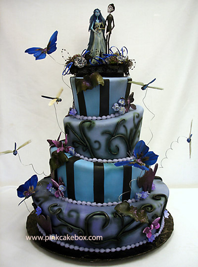 gateau mariage halloween