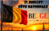 Bonne fête nationale à tous les Belges.