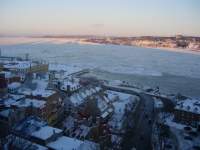 La Saint-Laurent gelé