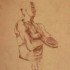 Homme rouge (Crayon fusain)