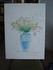 Bouquet discret, huile sur toile 70 x 50