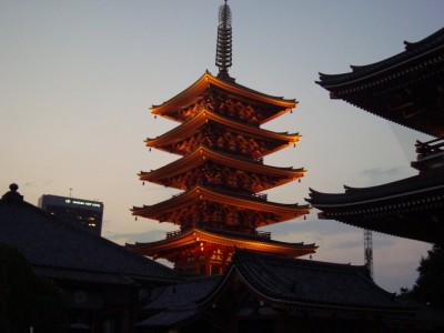Asakusa, pagode à 5 étage