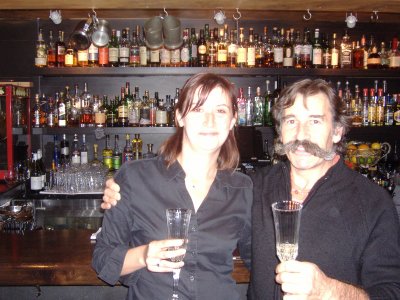 Jo landron et moi. Bar Eau de Vie