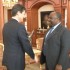 Ali Bongo Ondimba et le Président d'Axa France