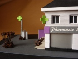 Maquette de la future pharmacie