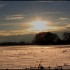 Soleil entre glace et neige