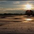 Soleil entre glace et neige