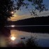 Coucher du soleil  sur le Lac 