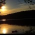 Coucher du soleil  sur le Lac 