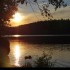 Coucher du soleil  sur le Lac 