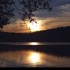 Coucher du soleil  sur le Lac 
