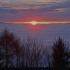 Lever du soleil  sur mer de nu