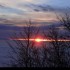 Lever du soleil  sur mer de nu