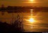 Coucher du soleil sur pré ino