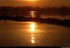 Coucher du soleil sur pré ino