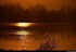 Coucher du soleil sur pré ino