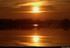 Coucher du soleil sur pré ino