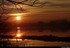 Coucher du soleil sur pré ino