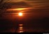 Coucher du soleil sur pré ino