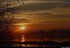 Coucher du soleil sur pré ino