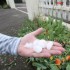 Un orage de grêle et inondati