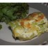 Gratin de courgettes .