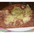 Gâteau a la rhubarbe sans gluten.