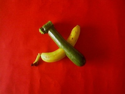 La banane et le concombre