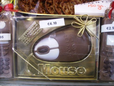 Une souris en chocolat pour Geek !!!
