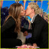 Jennifer Aniston Shares a Kiss with Elle