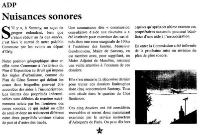 Bulletin municipal de Santeny