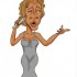 Caricature de Whitney Houston