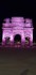 L'Arc de Triomphe en rose.