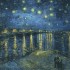 Van Gogh peint la  nuit.
