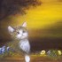 Chaton au balcon